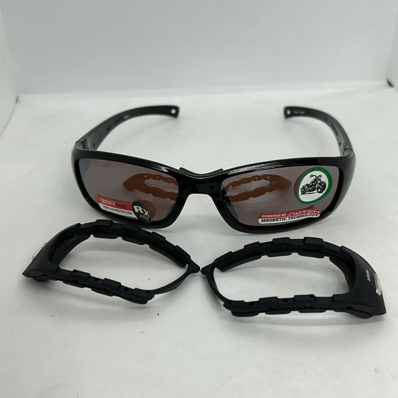 RecSpecs Rider Sunglasses Frames RXable Shiny Black NWT - Picture 3 of 8